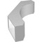 Ekena Millwork 5 1/2-in. W x 18-in. D x 30-in. H Legacy Architectural Grade PVC Knee Brace BRCP055X18X30LEC - alternate 2